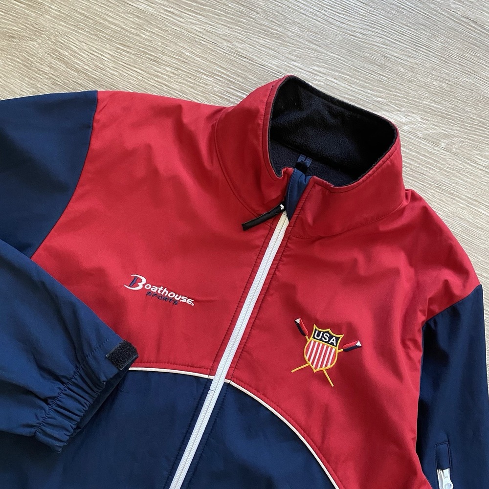 Boathouse Sports Team USA Rowing Olympic National Team Men's M Softshell Jacket